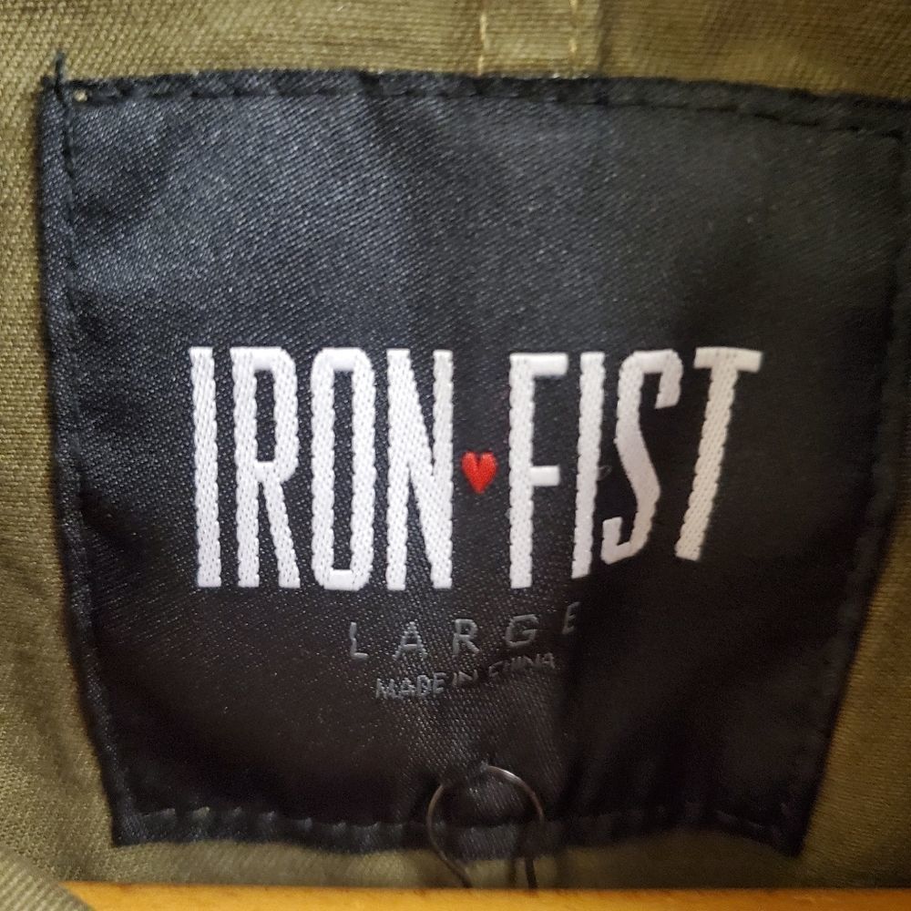 🤩New with tags Iron Fist Bone in Military jacket sizes S & M - Picture 6 of 8
